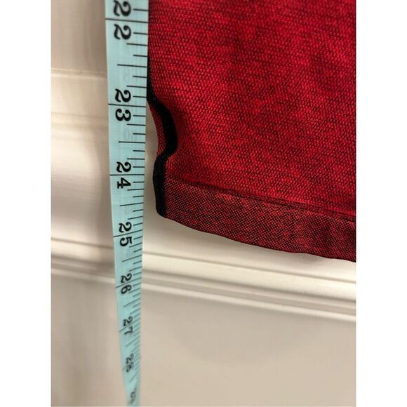 PINK seamless leggings red heart Medium EUC - Picture 6 of 6